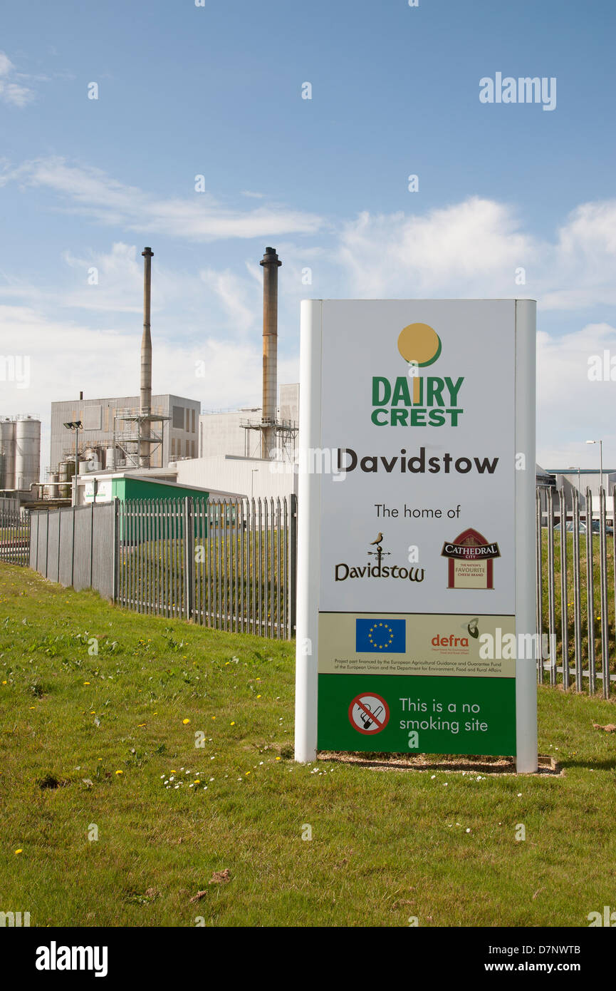 Davidstow cheese factory North Cornwall England UK Stock Photo Alamy