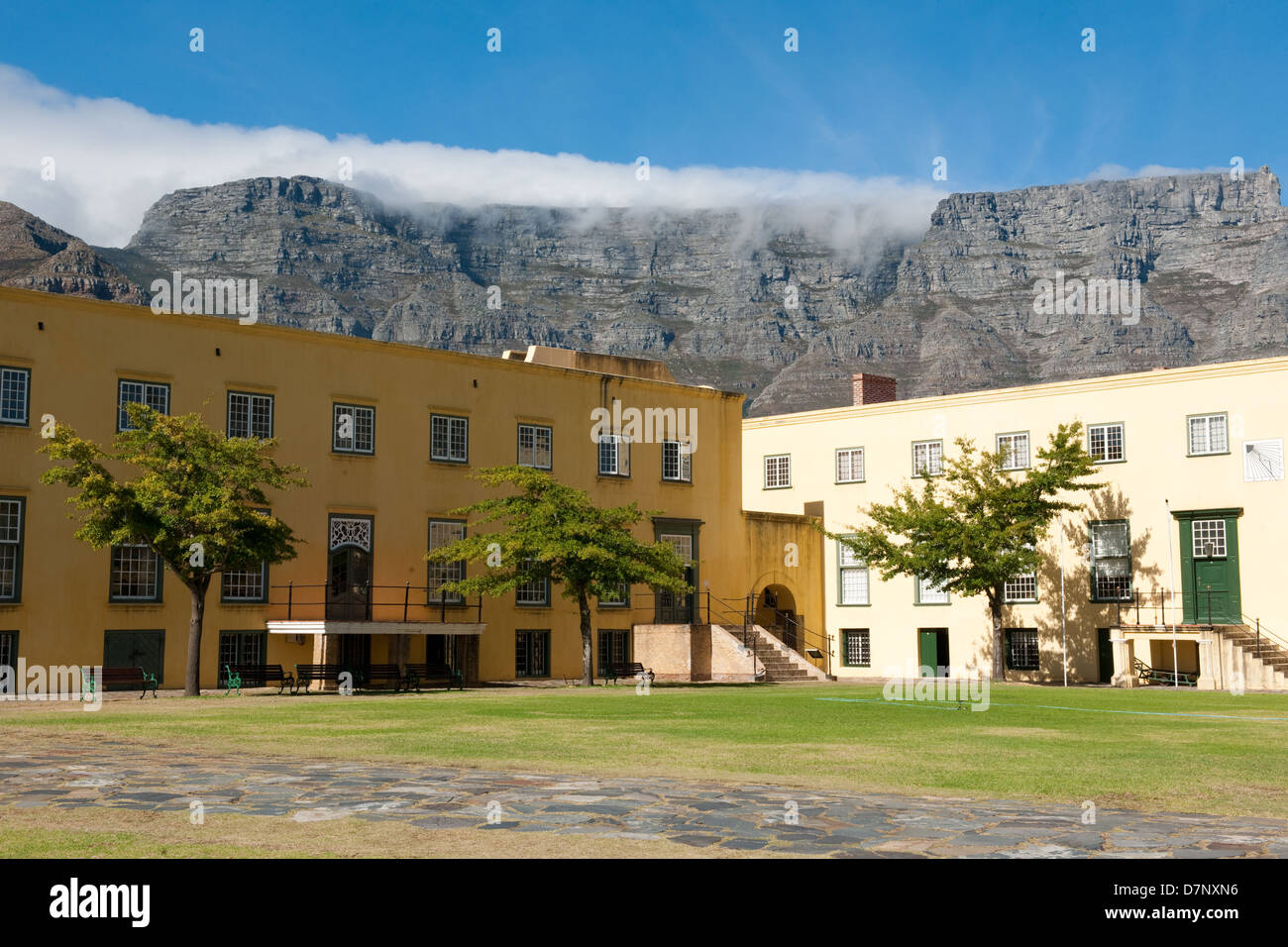 Block B is the oldest section of the Castle of Good Hope, from 1660s, Cape Town, South Africa Stock Photo