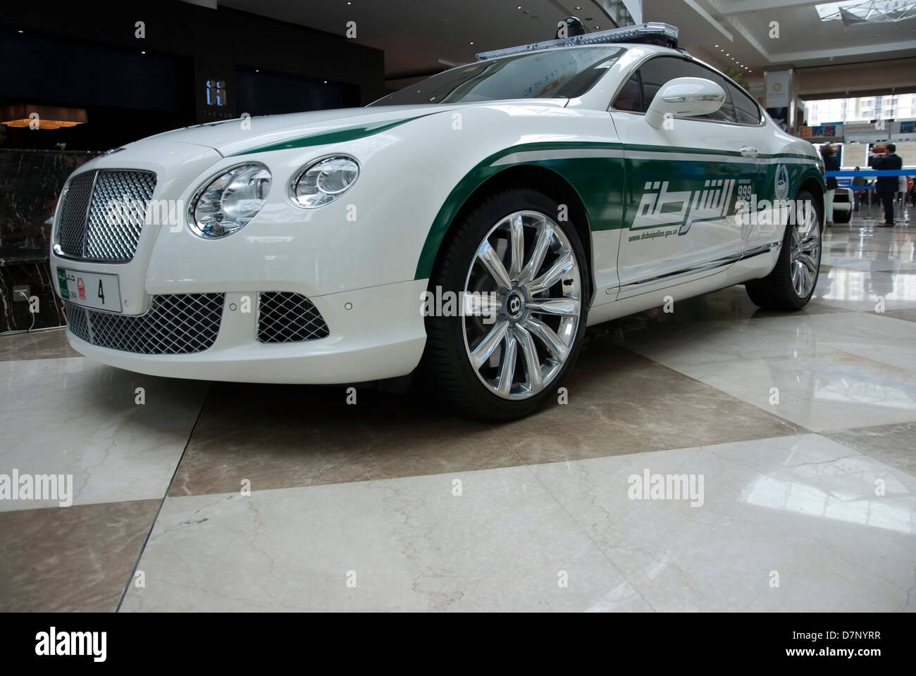 Dubai Police Bentley Continental GT Coupe Patrol Car Stock Photo Alamy