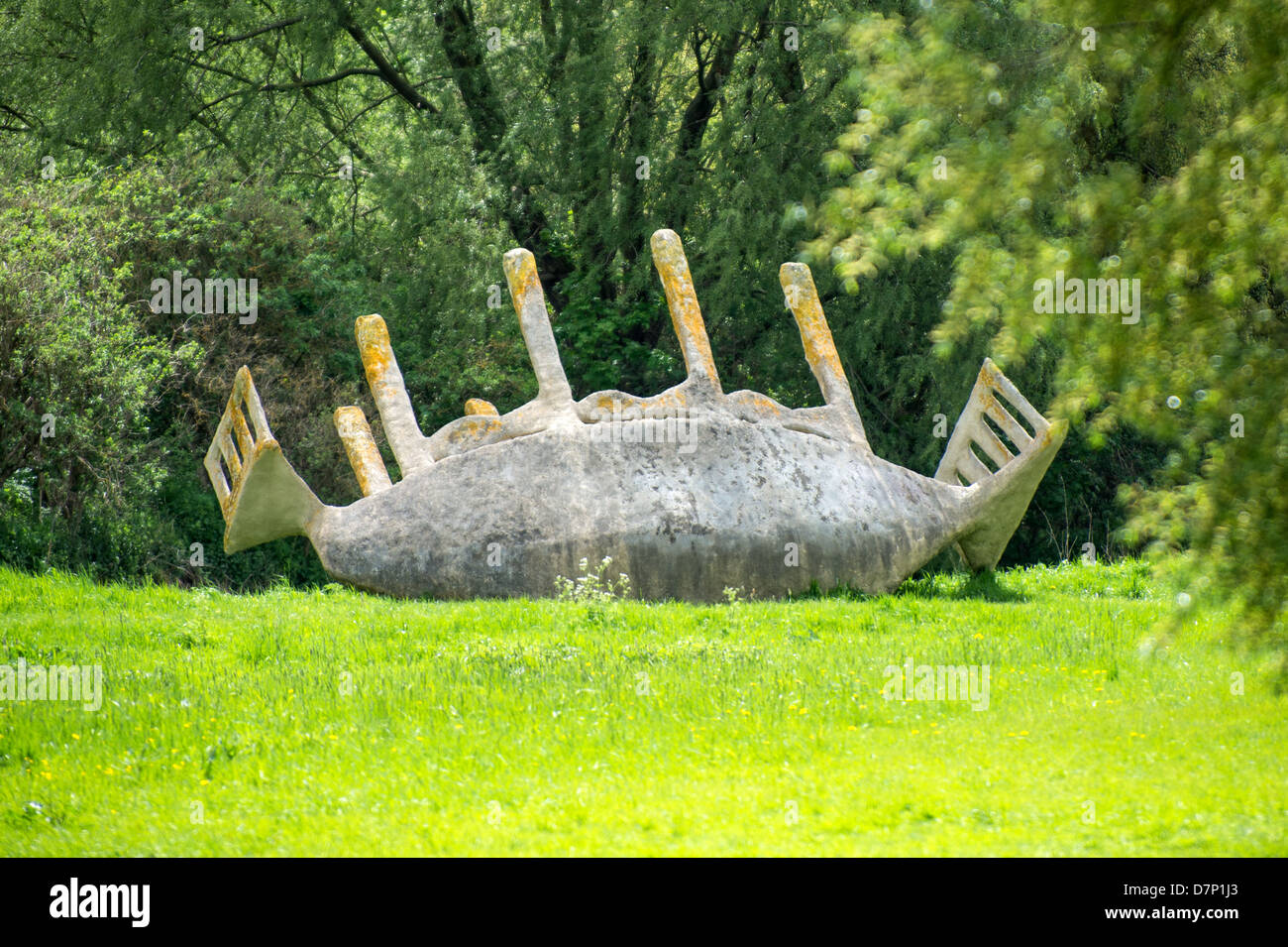 Sculpture in Thorpe Sculpture Park Peterborough Stock Photo