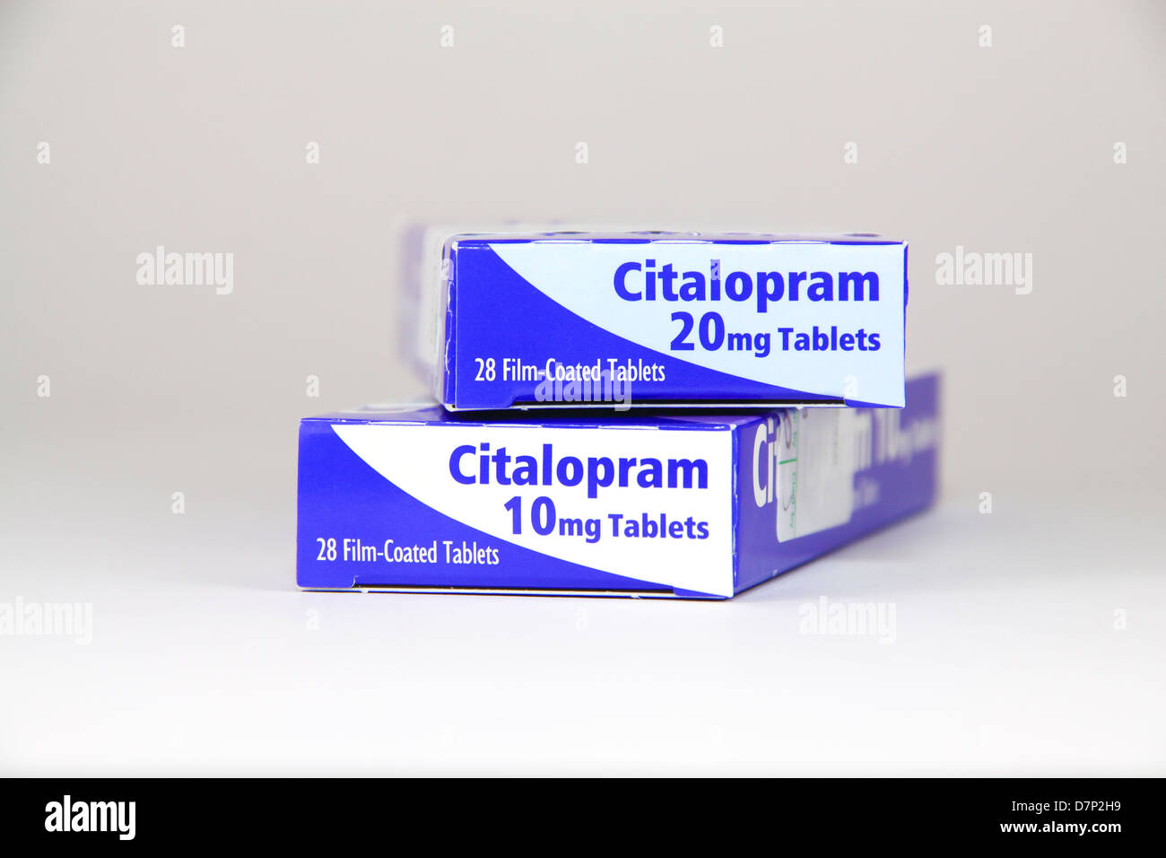 Citalopram anti depressant tablets Stock Photo