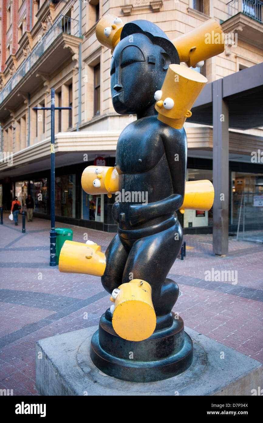 modern art, St George's Mall, Cape Town, South Africa Stock Photo