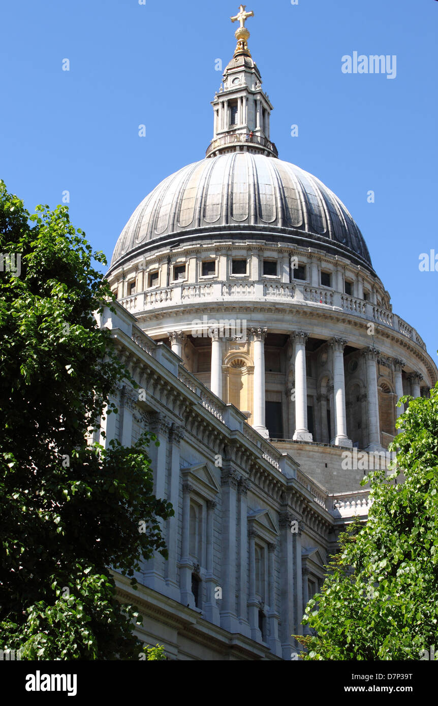 Saint Paul cathedral in London (UK) Stock Photo