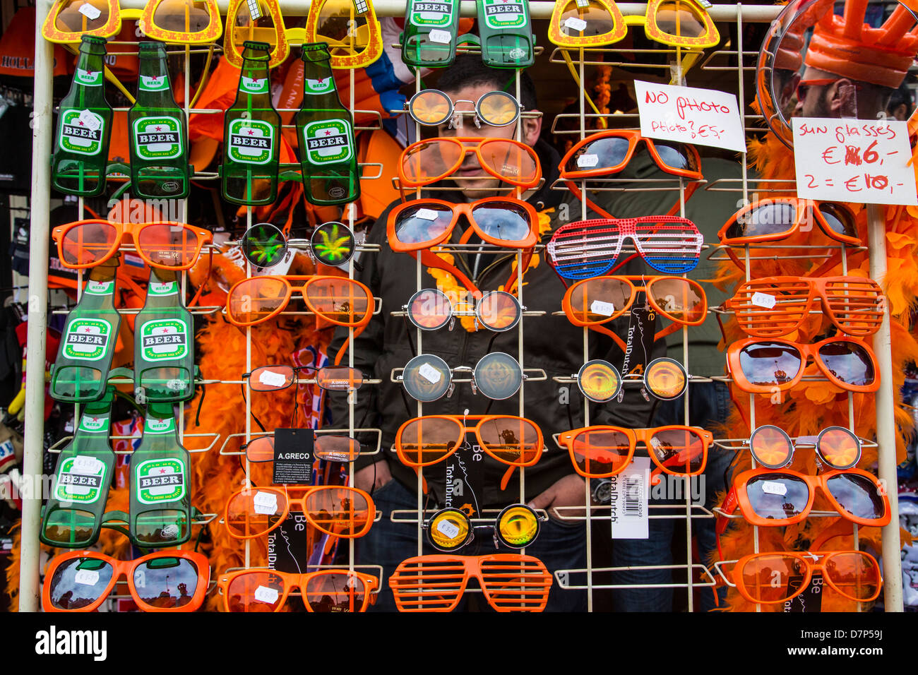 Celebrating Queens Day In The Netherlands Souvenirs In Shops And