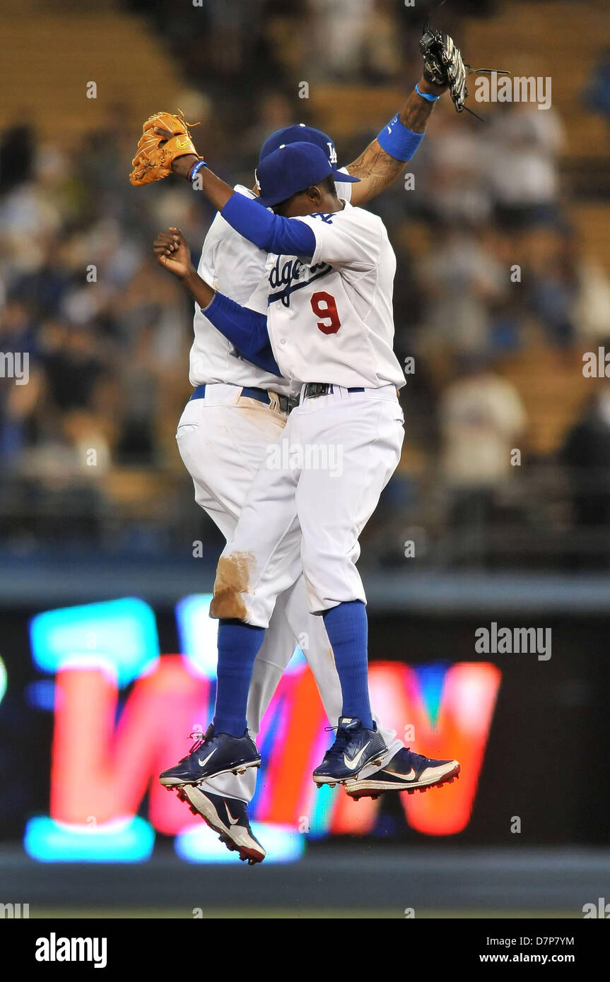 Los Angeles, CA. 11th May 2013. Los Angeles Dodgers shortstop Dee