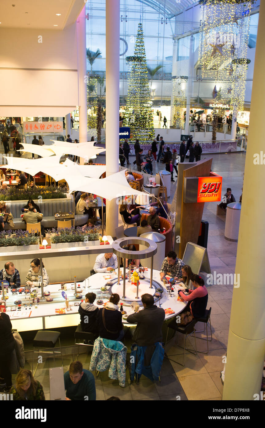 dh Yo Sushi restaurant CRIBBS CAUSEWAY BRISTOL Yo Sushi japanese Stock