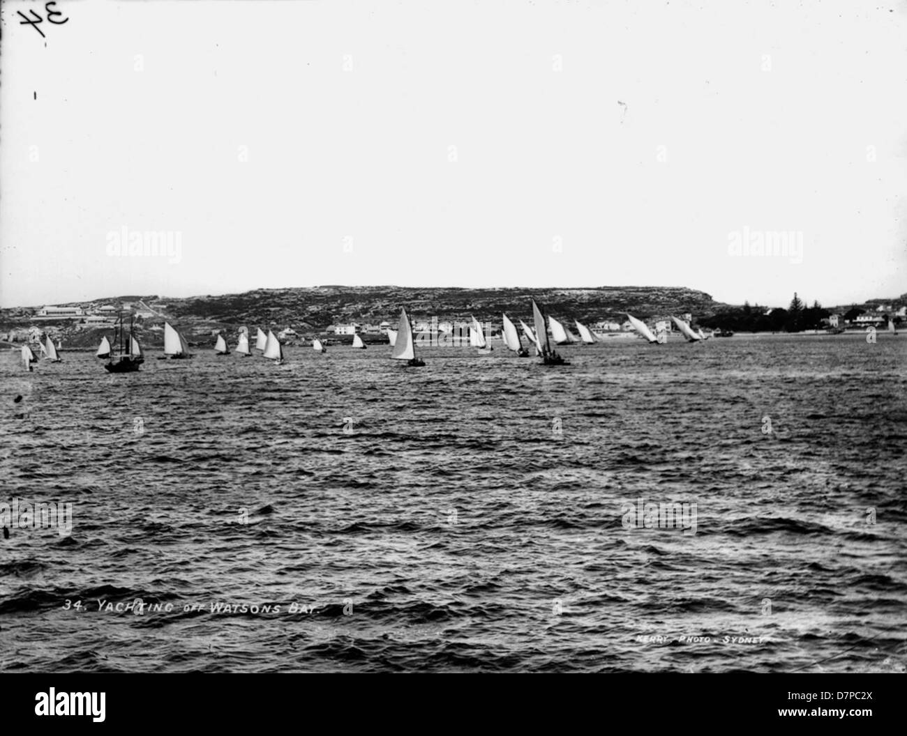 Yachting off Watsons Bay Stock Photo