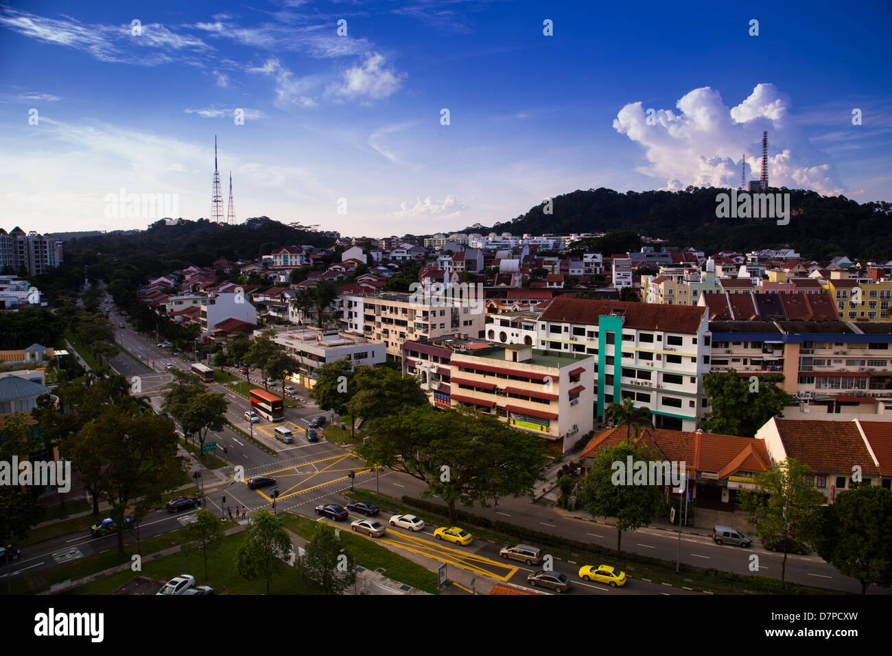 The grand view of Bukit Timah real estate Stock Photo Alamy
