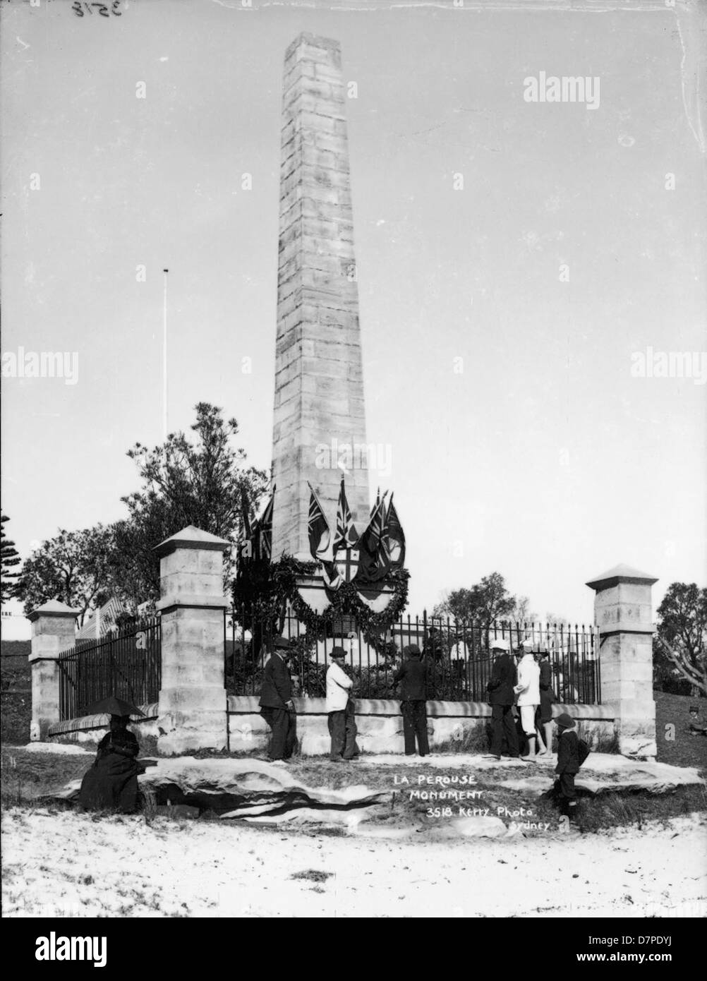 La Perouse Monument Stock Photo - Alamy