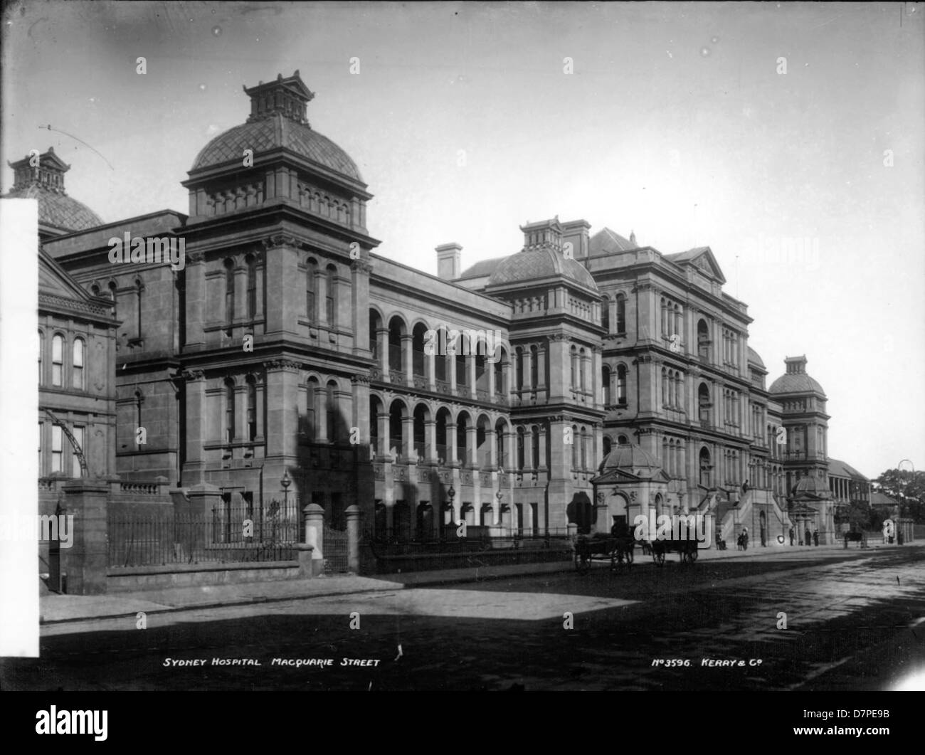 Sydney Hospital, Macquarie Street Stock Photo