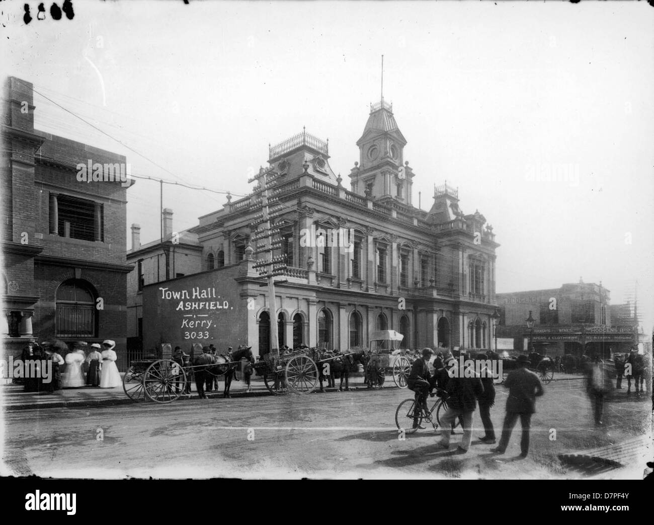 Town Hall, Ashfield Stock Photo Alamy