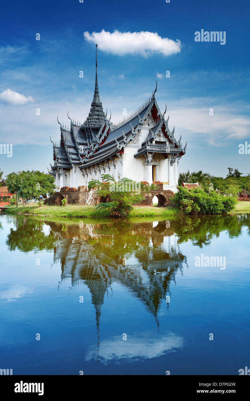Sanphet Prasat Palace, Ancient City, Bangkok, Thailand Stock Photo