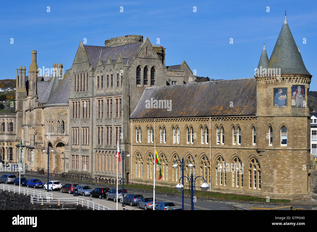 University of wales aberystwyth old college hires stock photography