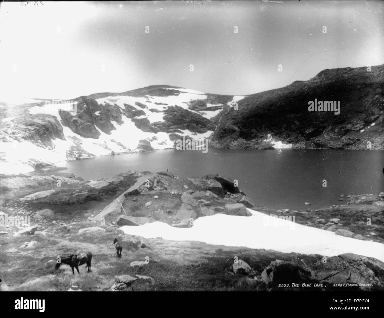 The Blue Lake Stock Photo Alamy