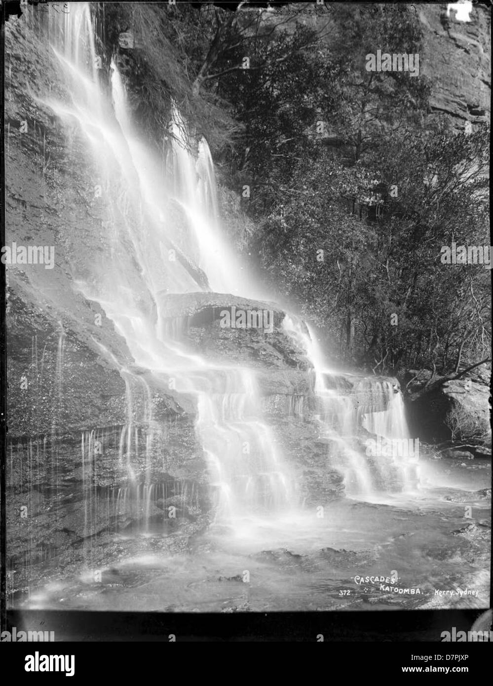 The Cascades exhibit at the Powerhouse Museum in Katoomba showcases the natural beauty and engineering aspects of the region. The exhibit emphasizes the history of the Katoomba area, with a focus on local industry and scenic landscapes. The museum is a key cultural institution in the region, offering insight into the history of technology, transportation, and natural wonders. Stock Photo