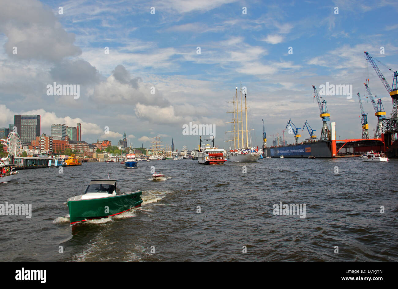 Port of Hamburg Stock Photo - Alamy