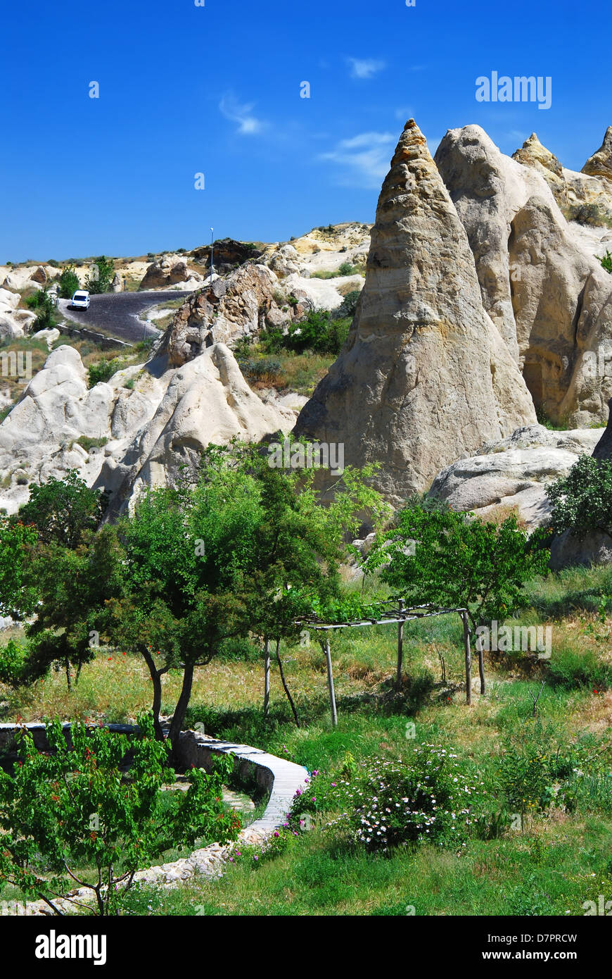 Goreme Open-Air Museum. Turkey. Central Anatolia, Cappadocia. Stock Photo