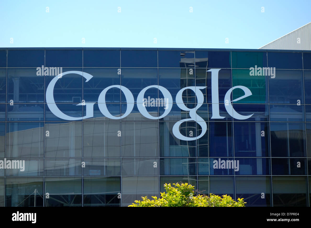 Google headquarters in Mountain View, California Stock Photo