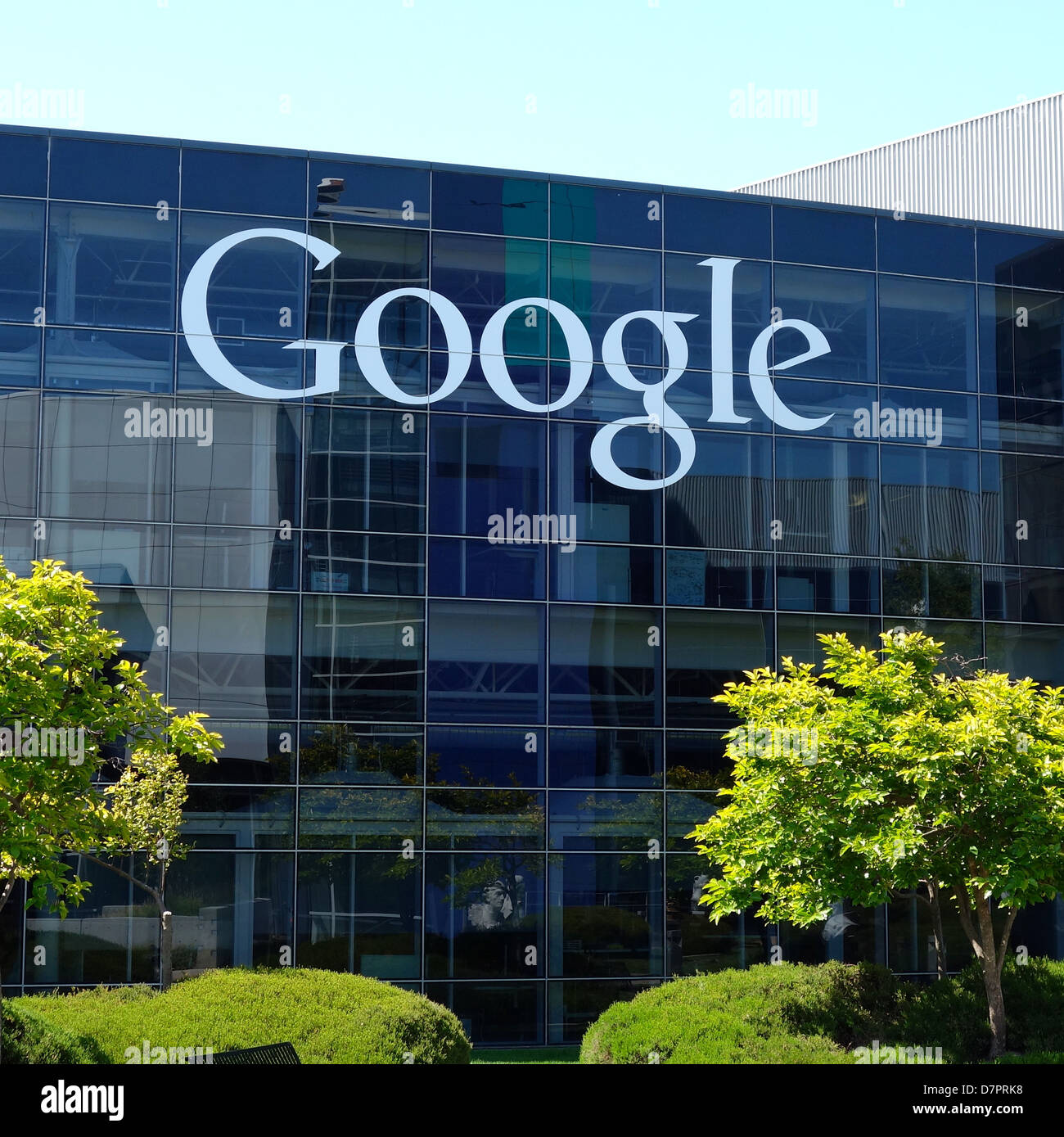 Google headquarters in Mountain View, California Stock Photo