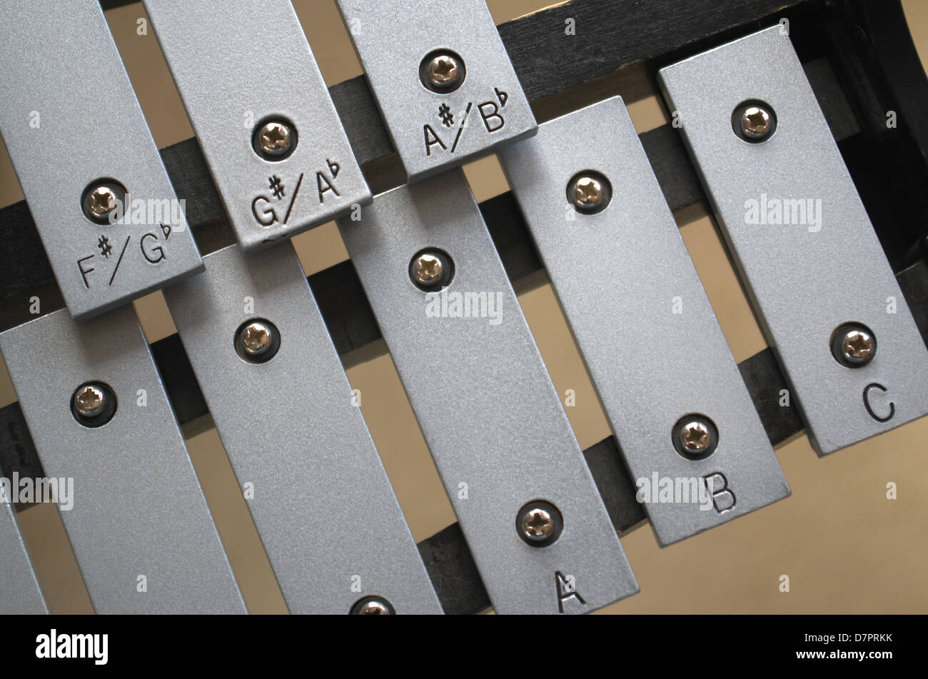 bells used in a grade school band Stock Photo Alamy