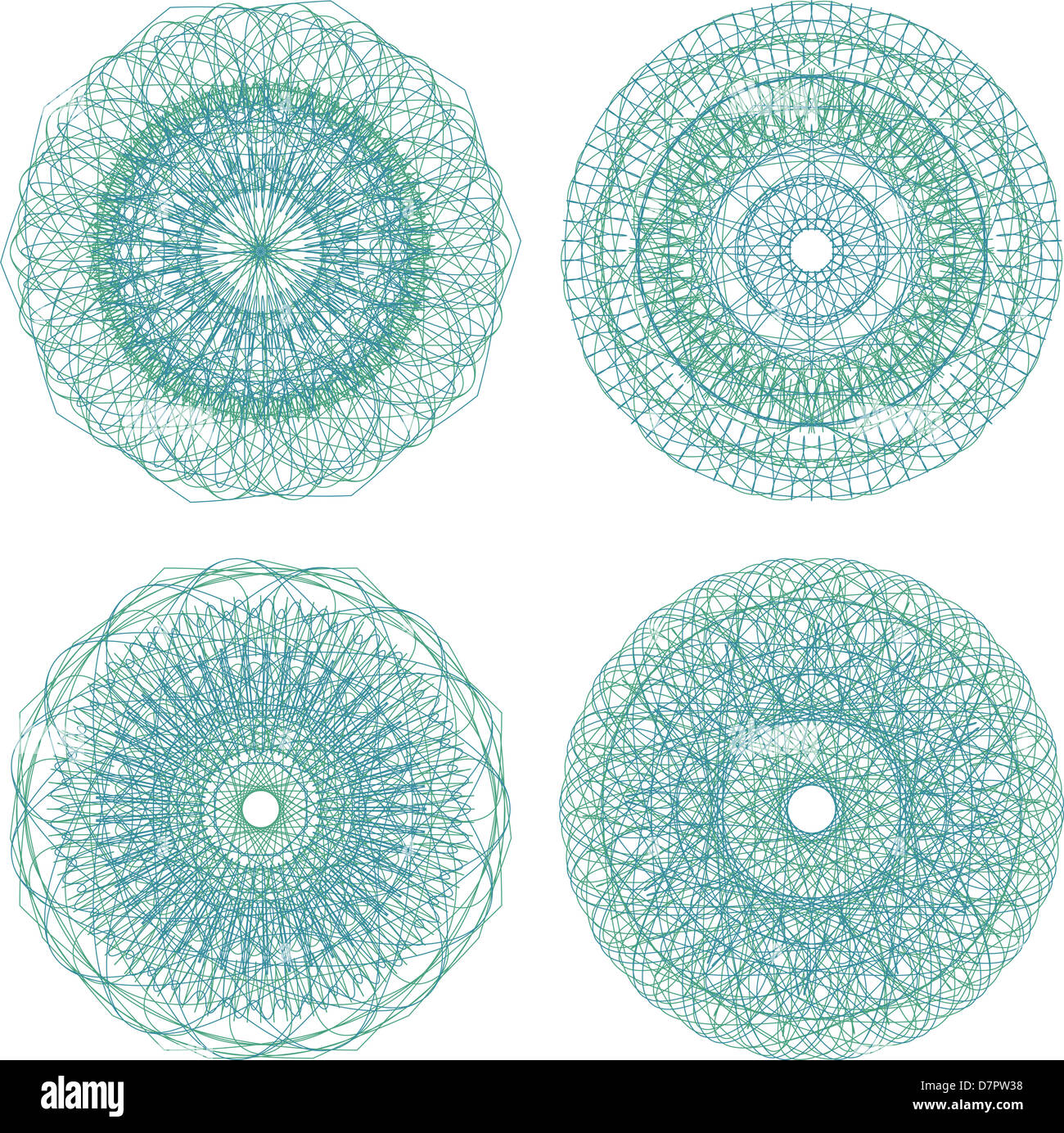 Mandala. Round ornament pattern set Stock Photo - Alamy