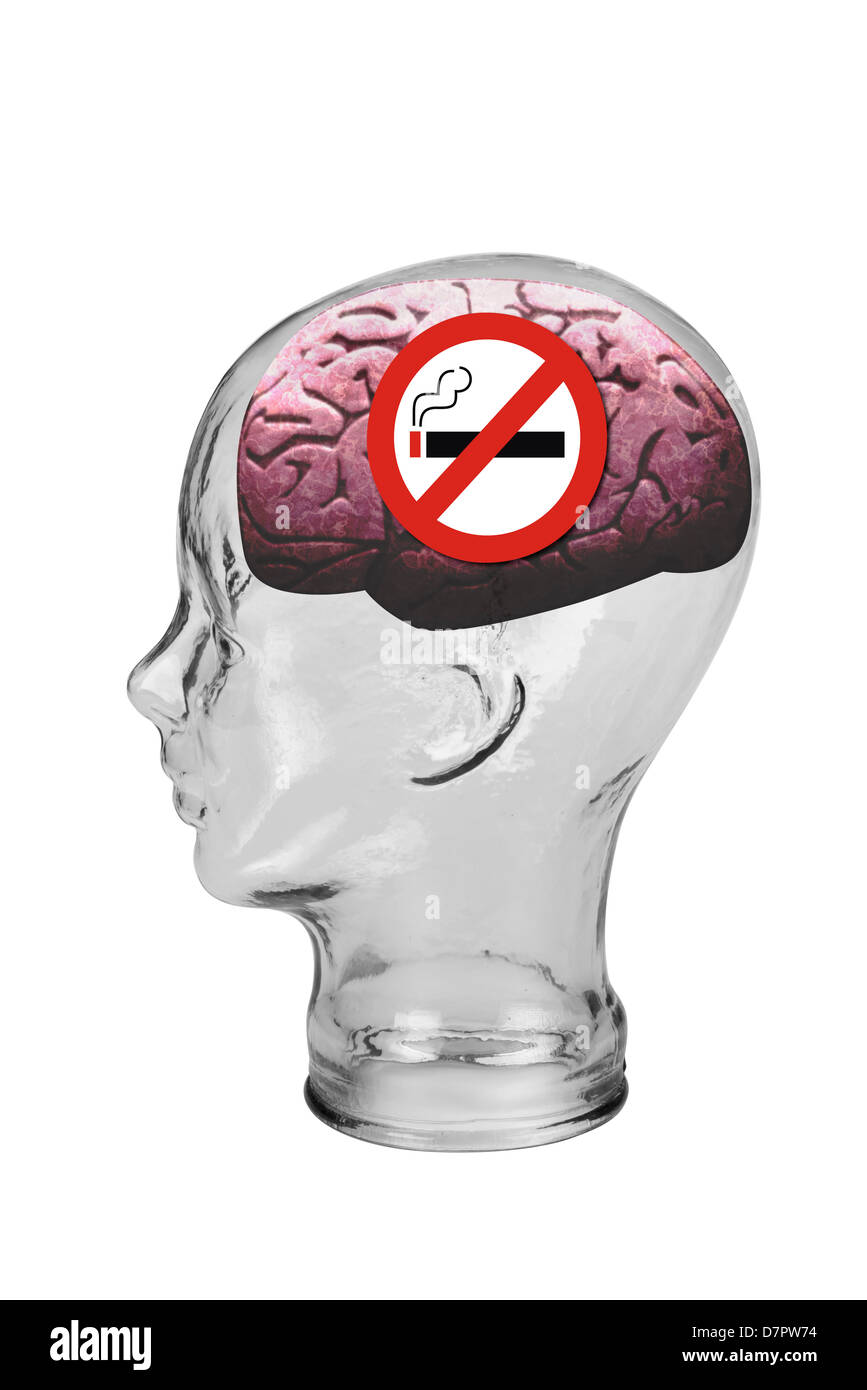 No Smoking Brain Stock Photo  Alamy
