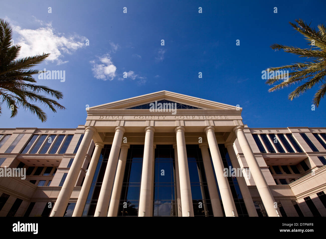 The Duval County Courthouse is seen in Jacksonville, Florida Stock Photo