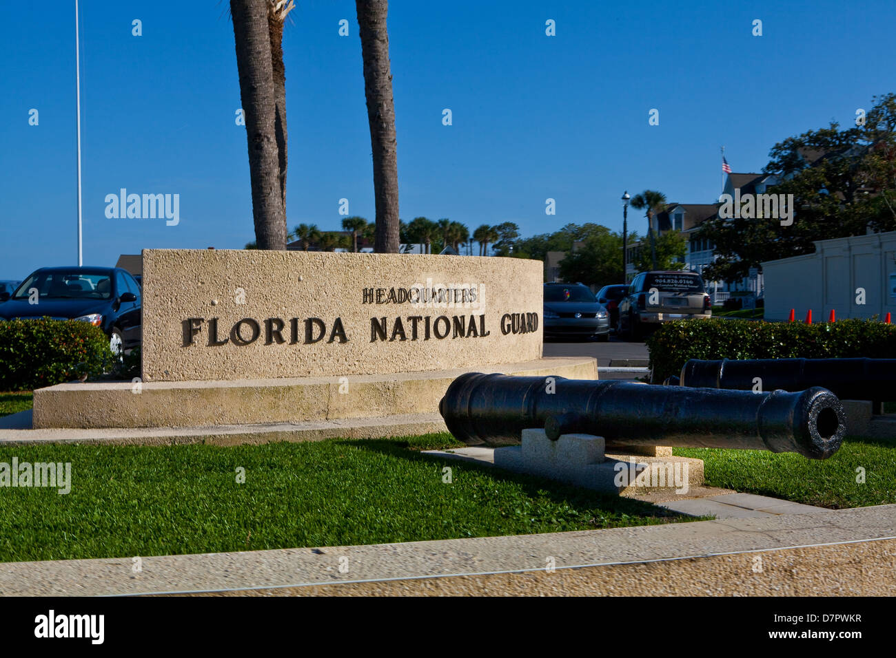The Florida National guard headquarters is pictured in St. Augustine, Florida Stock Photo