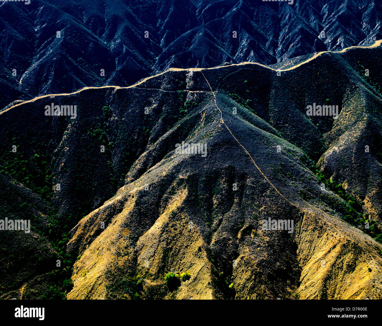 aerial shots of southern california Stock Photo