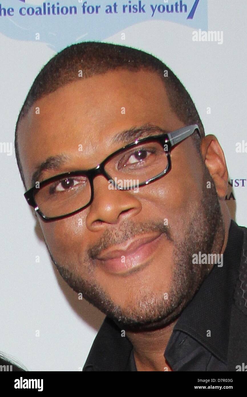 May 11, 2013 - Los Angeles, California, U.S. - TYLER PERRY arrives for the seventh annual Shall We Dance Gala presented by CARRY (Coalition for At Risk Youth) at The Beverly Hilton Hotel. (Credit Image: © TLeopold/Globe Photos/ZUMAPRESS.com) Stock Photo