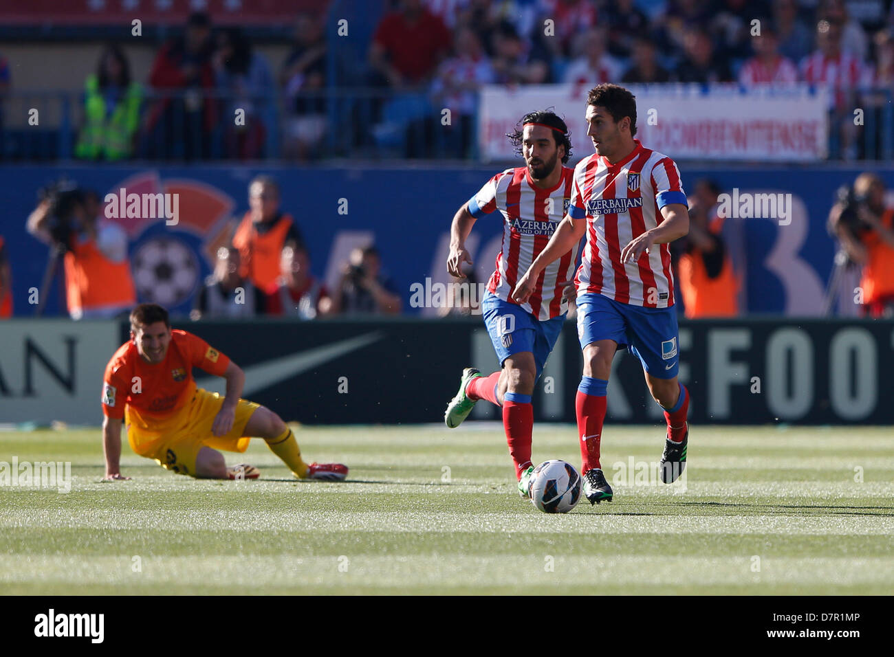 Madrid, Spain. 12th May 2013. Atletico de Madrid versus F.C. Barcelona (1-2) at Vicente Calderon stadium. The picture shows Jorge Resurreccion Koke (Spanish midfielder of At. Madrid). Credit: Action Plus Sports Images/Alamy Live News Stock Photo