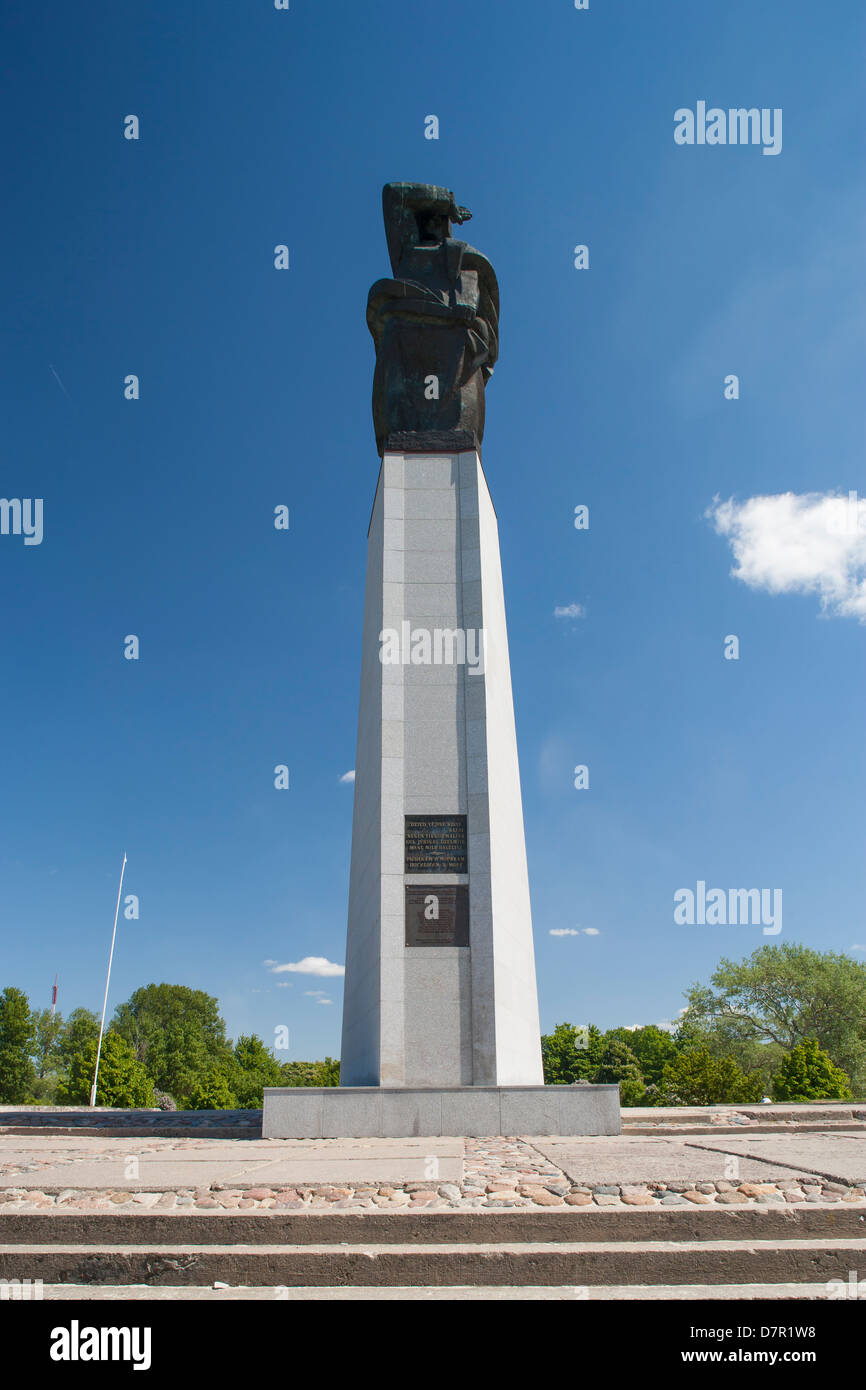 liepaja, latvia, baltic city country historical kurzeme latvia latvija liepaja monument Stock Photo