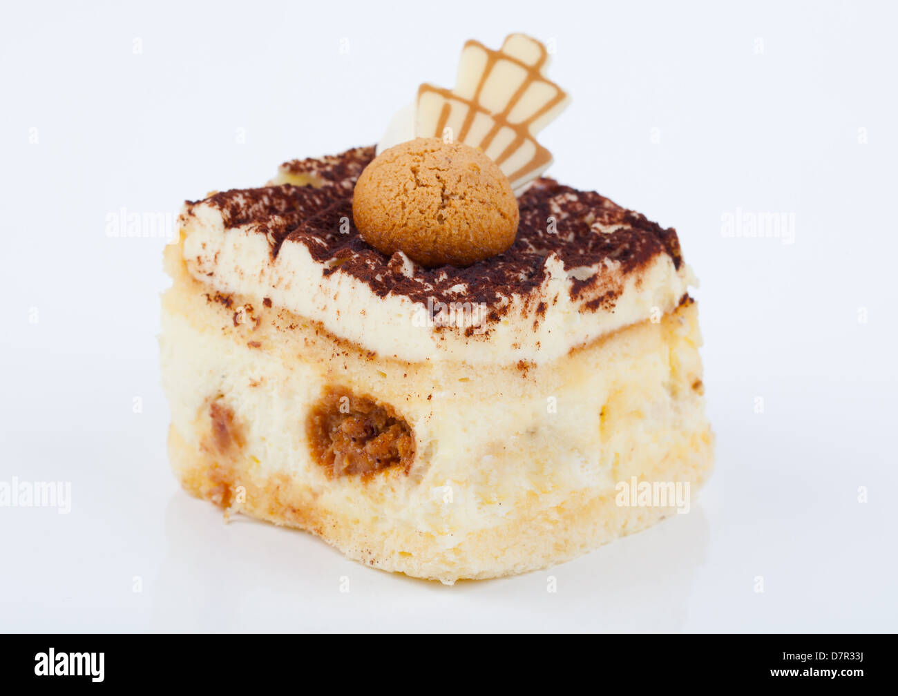 self-made italian tiramisu dessert Stock Photo
