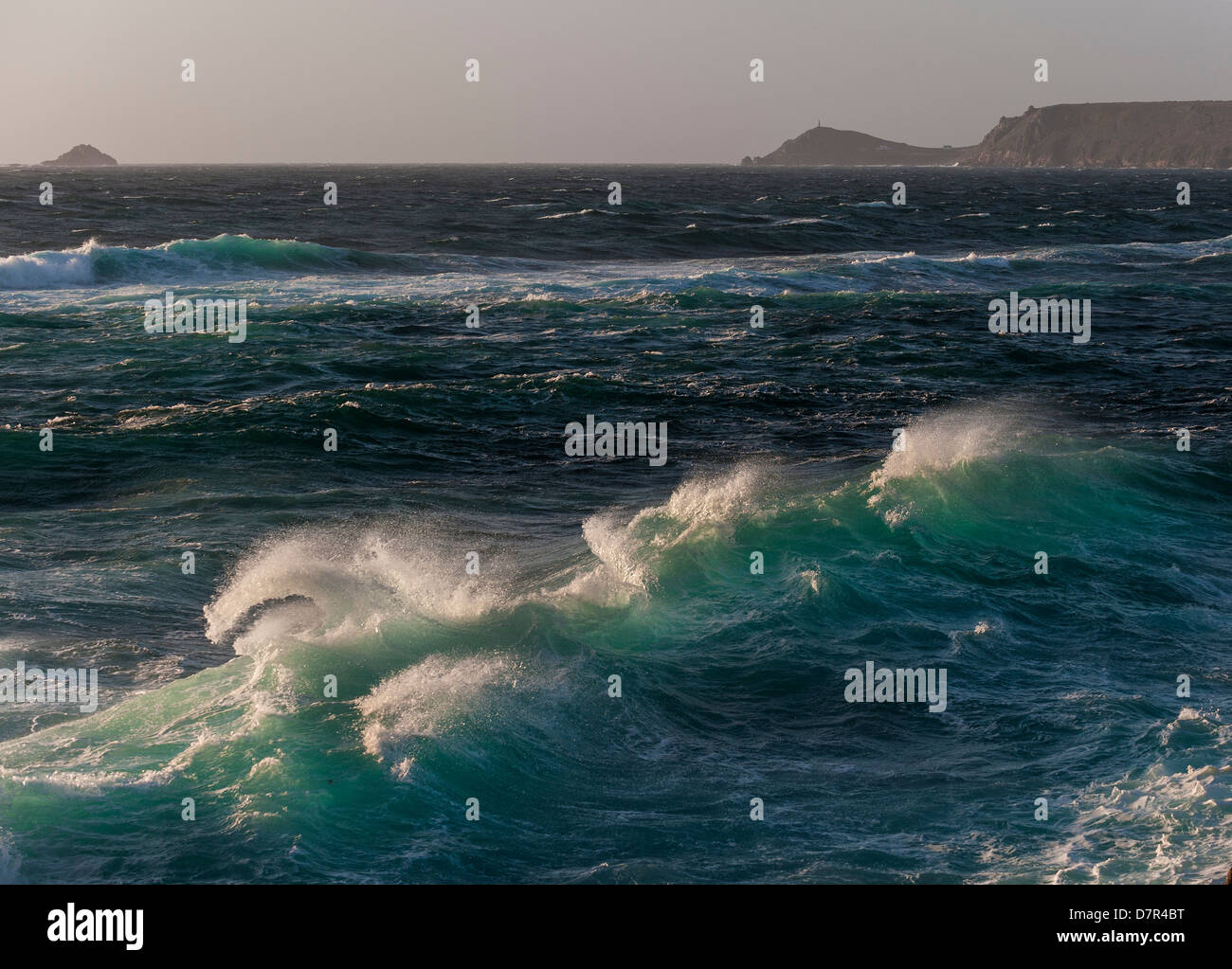 Rough stormy seas off hi-res stock photography and images - Alamy