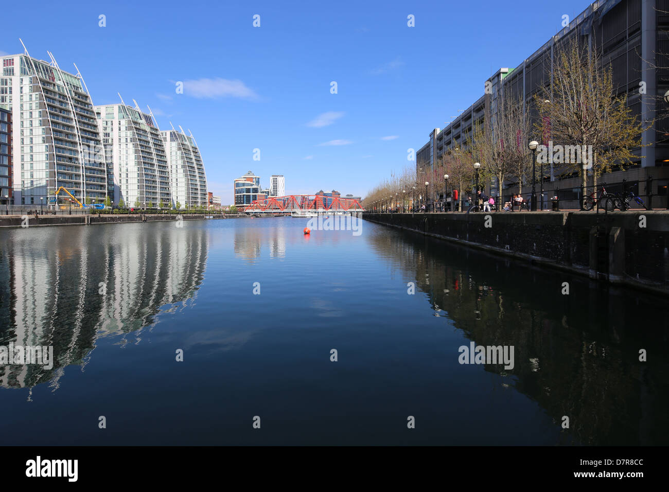 NV Buildings, Salford Quays, apartments designed by Broadway Malyan Stock Photo