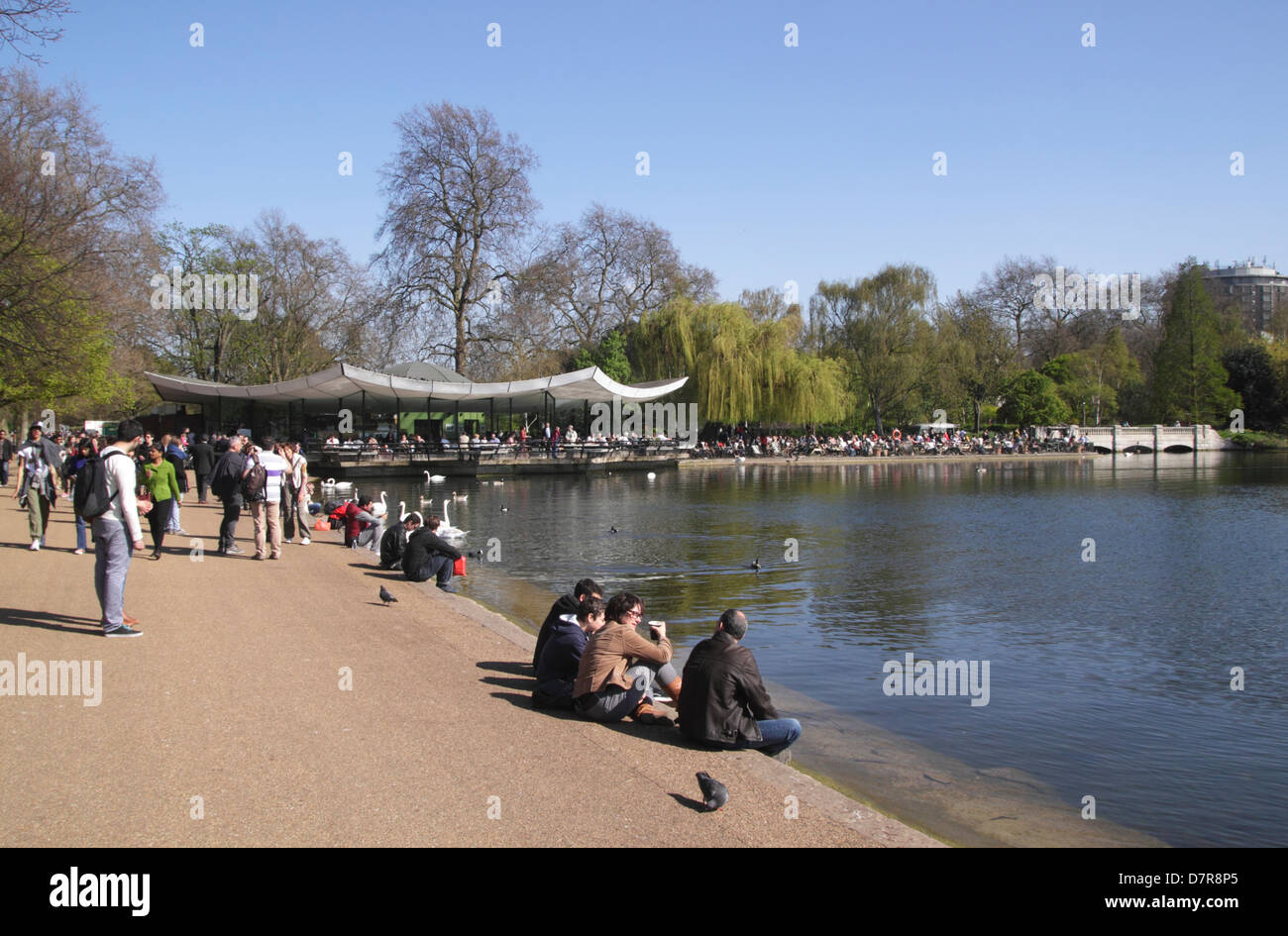 The Serpentine Bar and Kitchen Hyde Park London Stock Photo