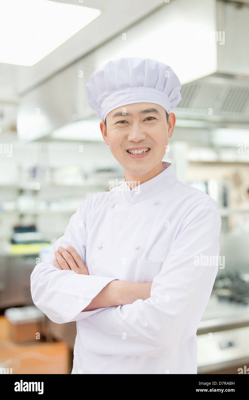 Portrait of Chef, China Stock Photo Alamy
