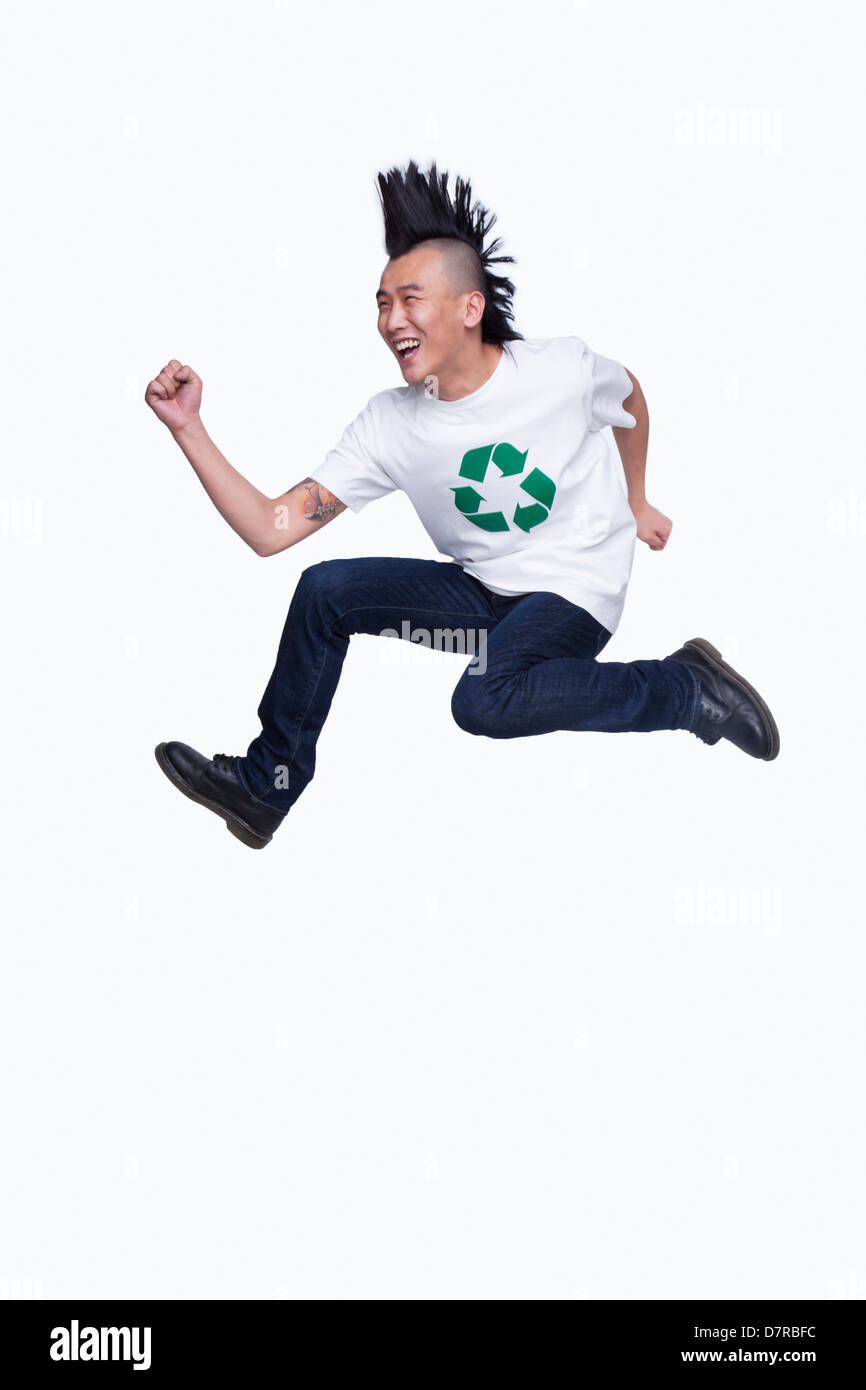 Mohawk Jump Line Spiky Mohawk High Resolution Stock Photography and Images - Alamy