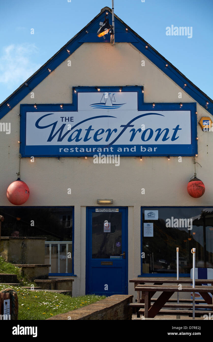 The Waterfront restaurant and bar at Totland Bay, Isle of Wight