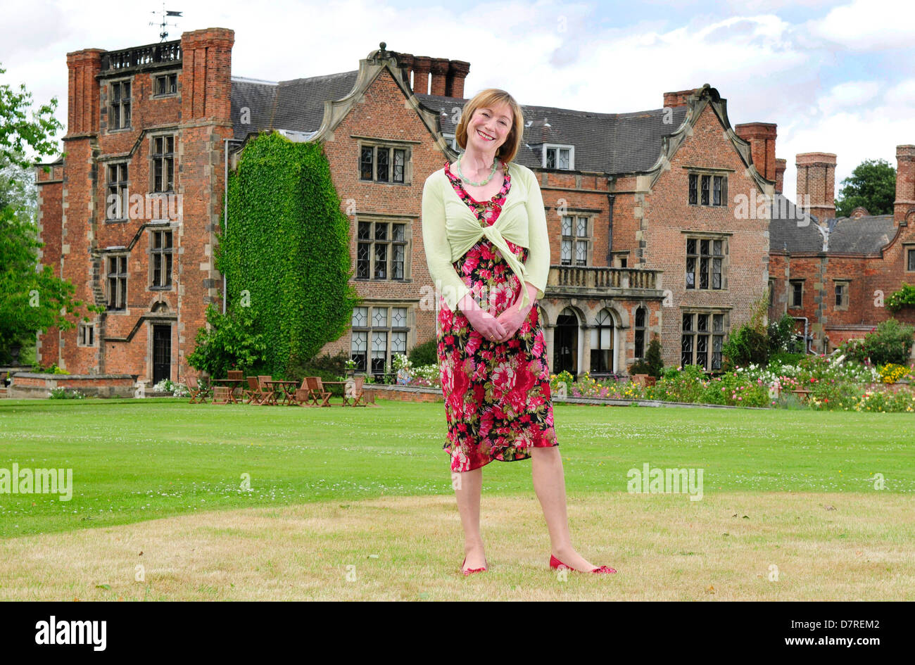 Lady of the Manor and author Miranda Seymour. Stock Photo