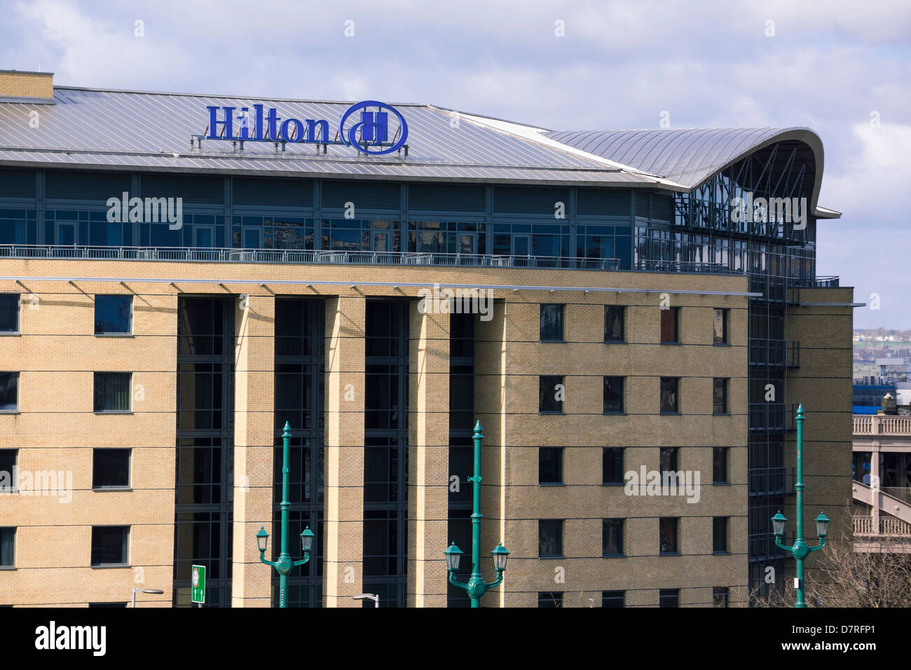 Hilton Hotel Gateshead Quayside Stock Photo