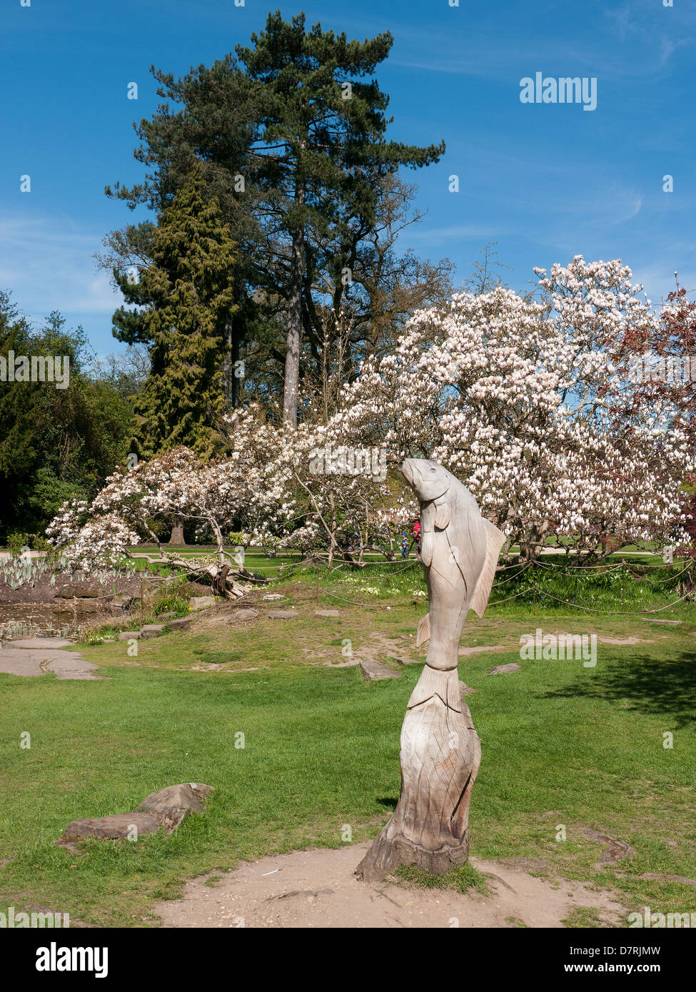Sculpture in the grounds of Cliveden House, a National Trust Property, Bucks, UK Stock Photo