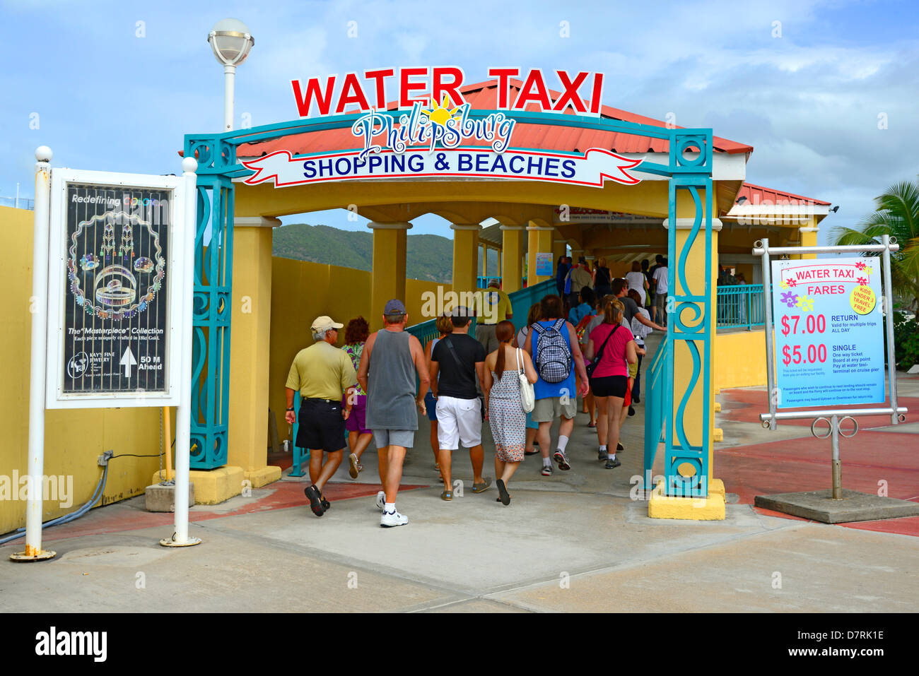 Water Taxis St. Martin Maarten Caribbean Island Netherland Antilles