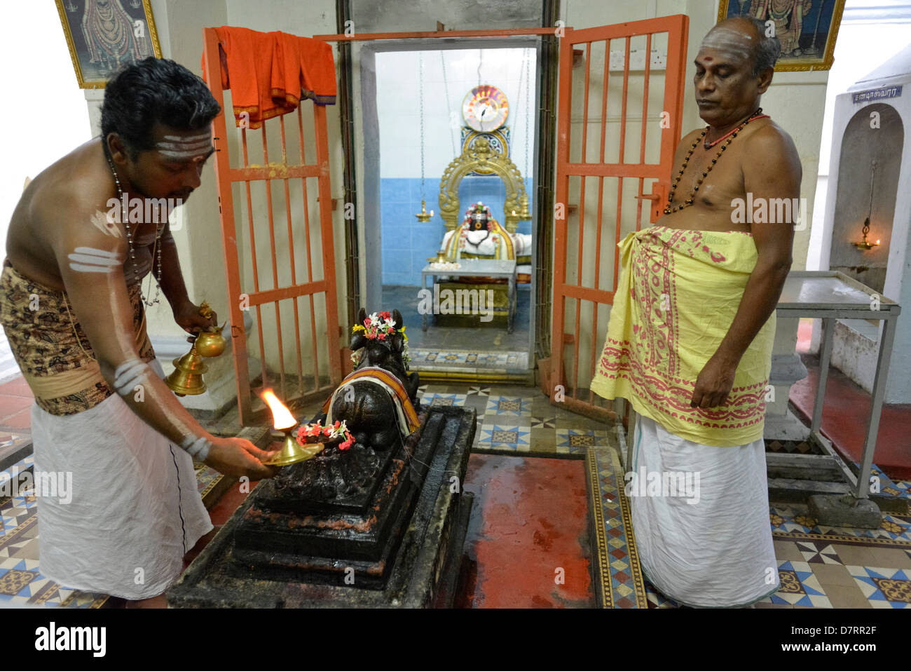 Asia Malaysia Malacca Chinatown Vinayaga Moorthi Hindu Temple Stock Photo