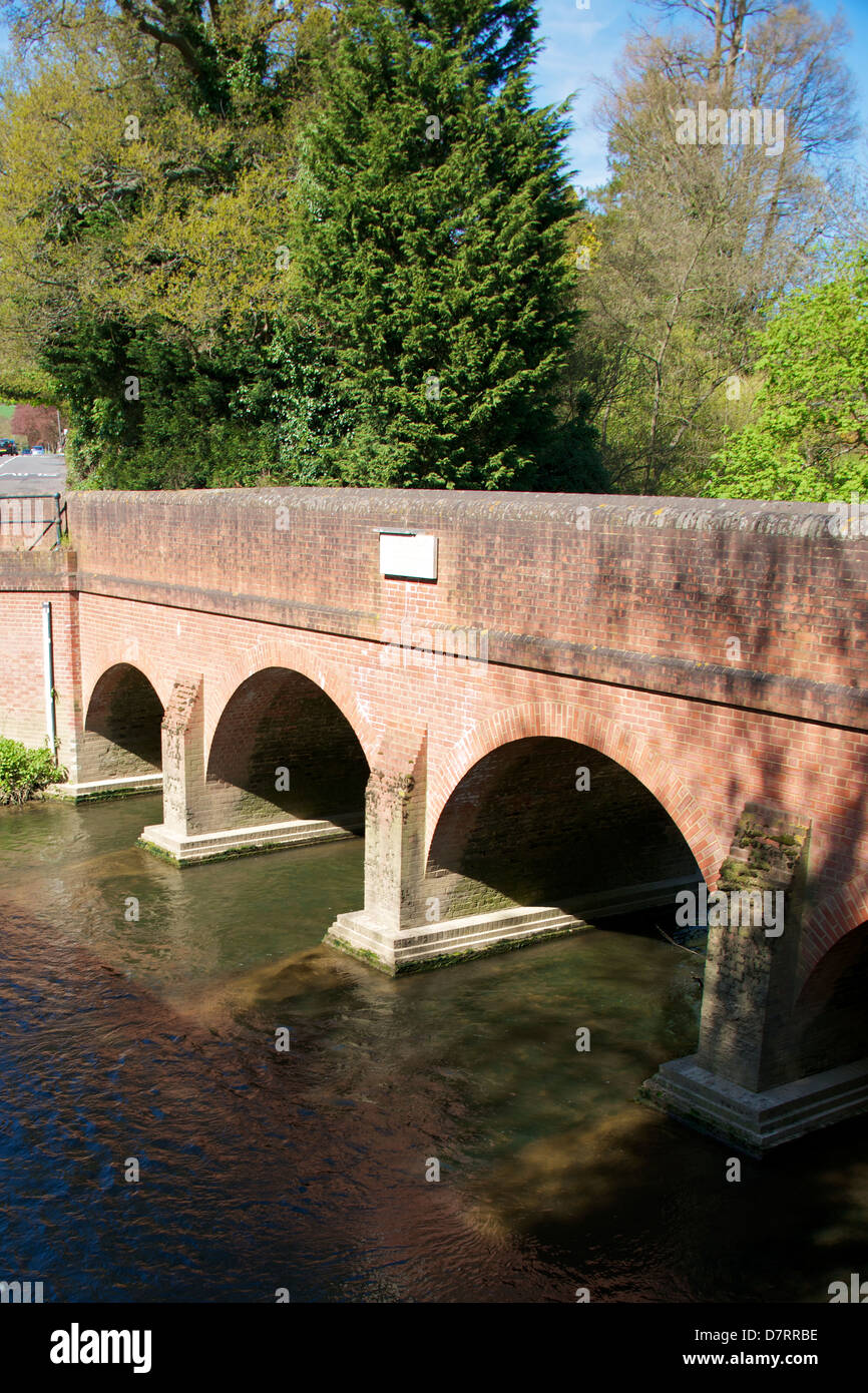Borough Bridge over the River Mole at Brockham near Dorking in Surrey