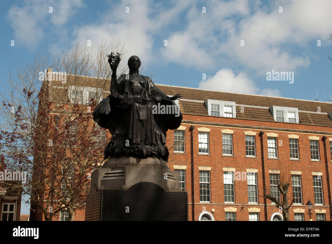 War memorial, King Square, Bridgwater, Somerset, England, UK Stock Photo