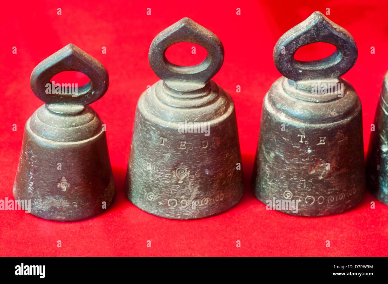 Ranthal - Tolas, unit of measures used in ancient British Indian system Stock Photo