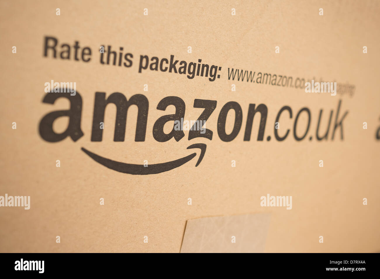 Amazon Internet shopping packaging Stock Photo
