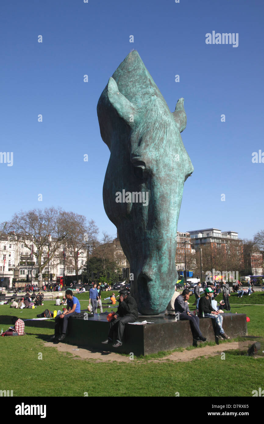 Horse head sculpture hires stock photography and images Alamy