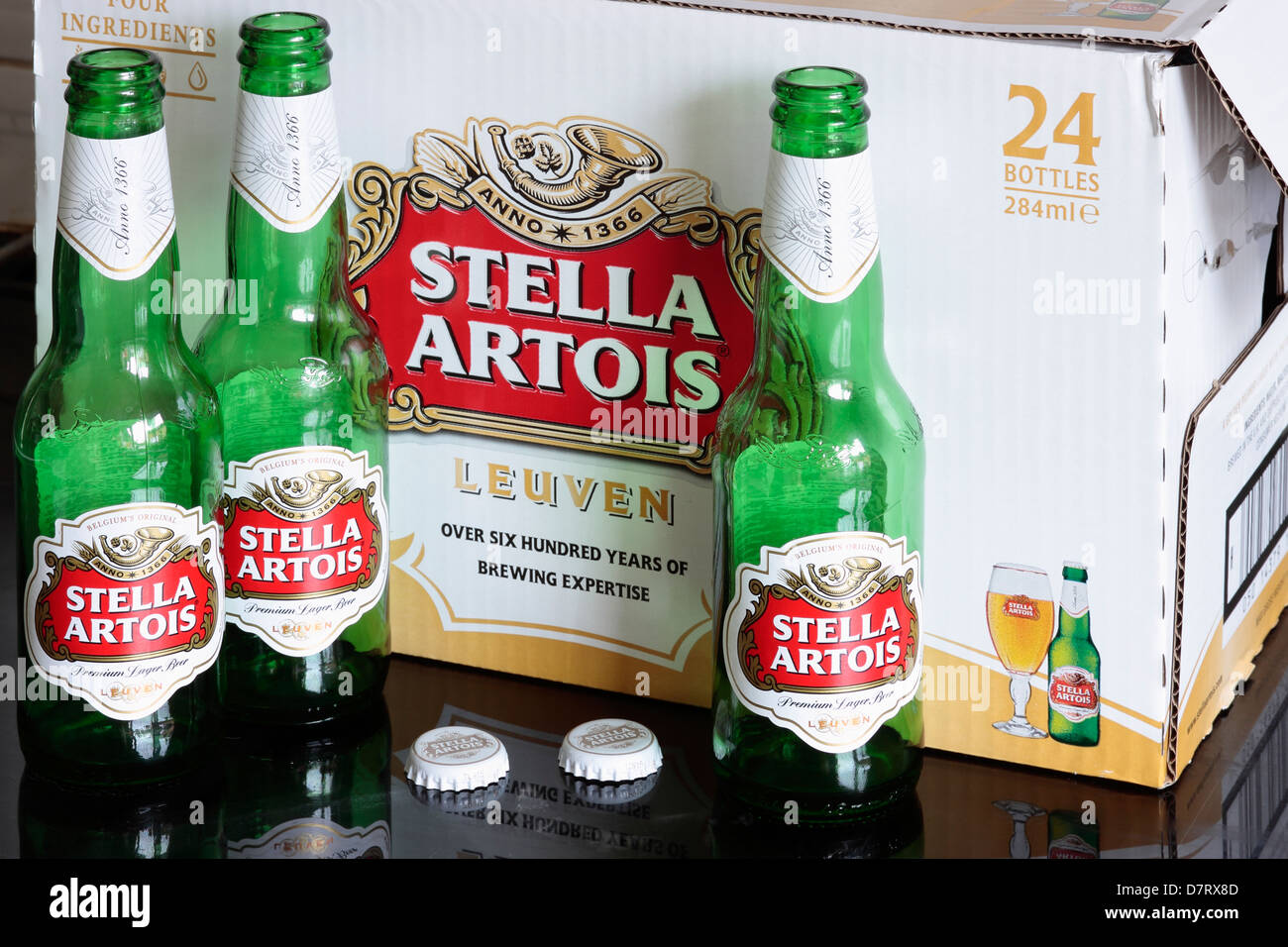Box of beer stella hires stock photography and images Alamy